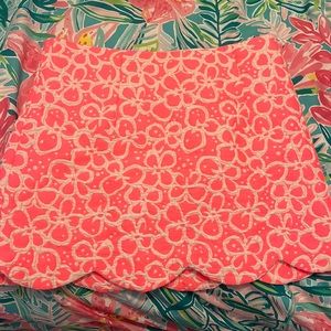 Lilly Pulitzer fitted skirt Pink and white